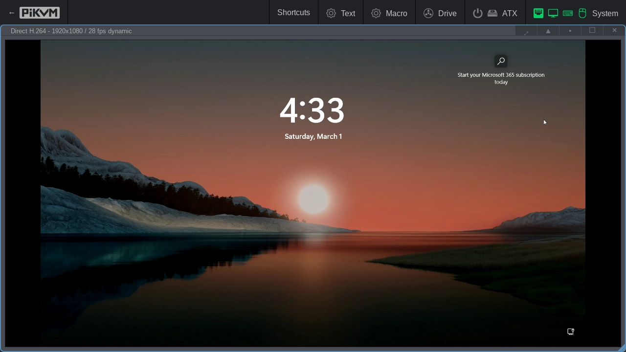 PiKVM Screenshot